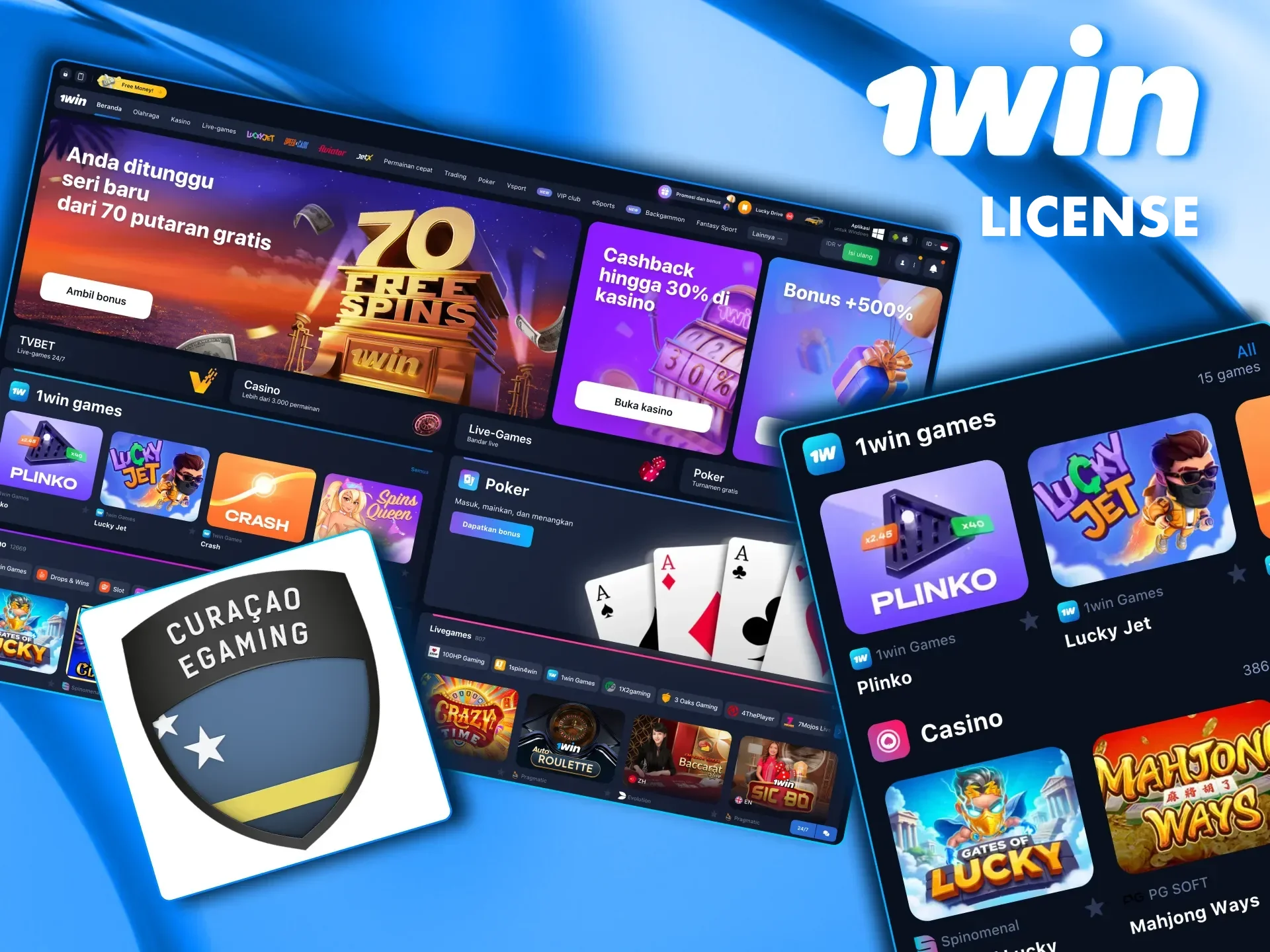 Play on 1win's legal platform with high security.