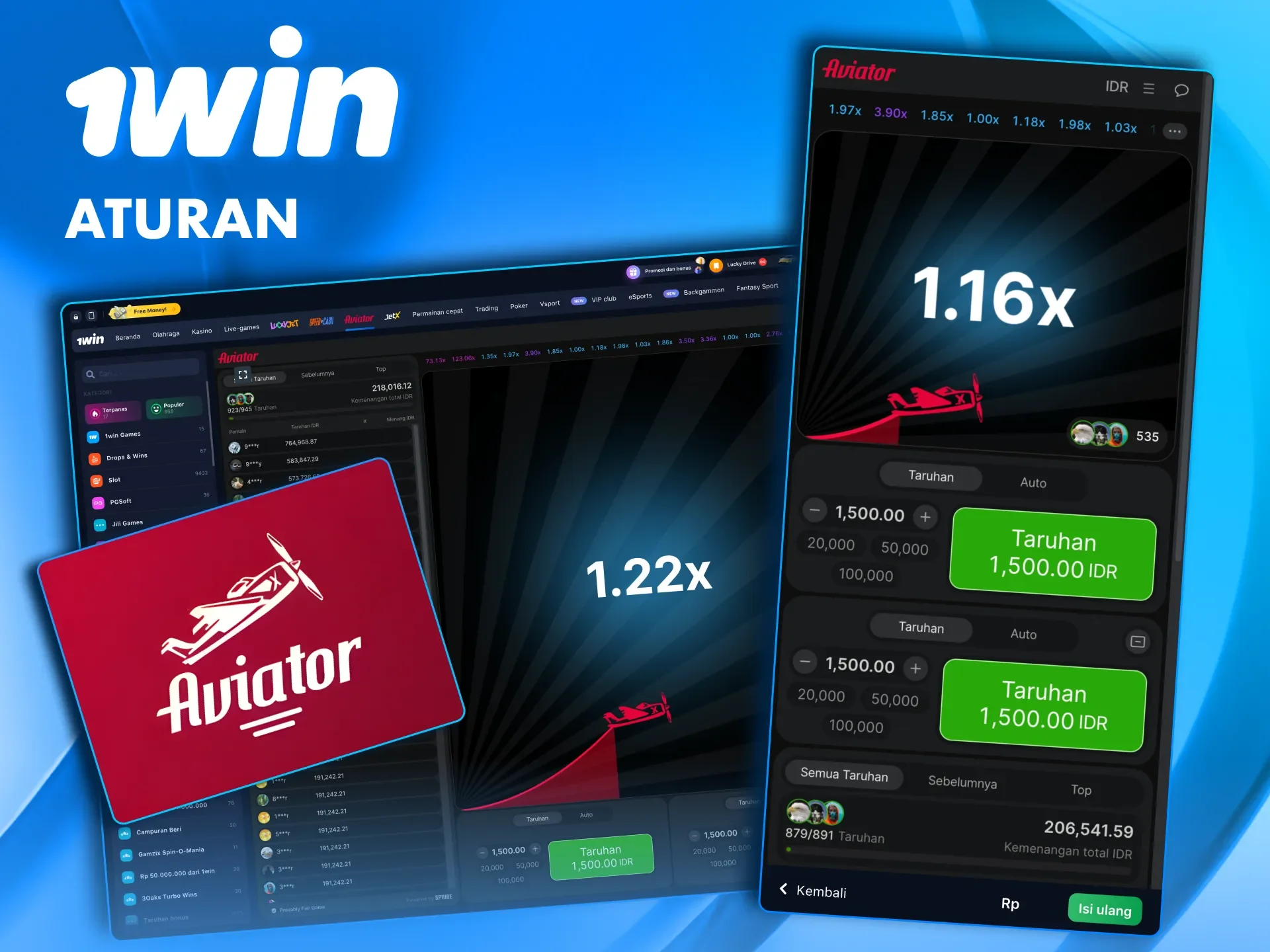 Mainkan Aviator di 1win dan raih kemenangan besar dengan strategi tepat.