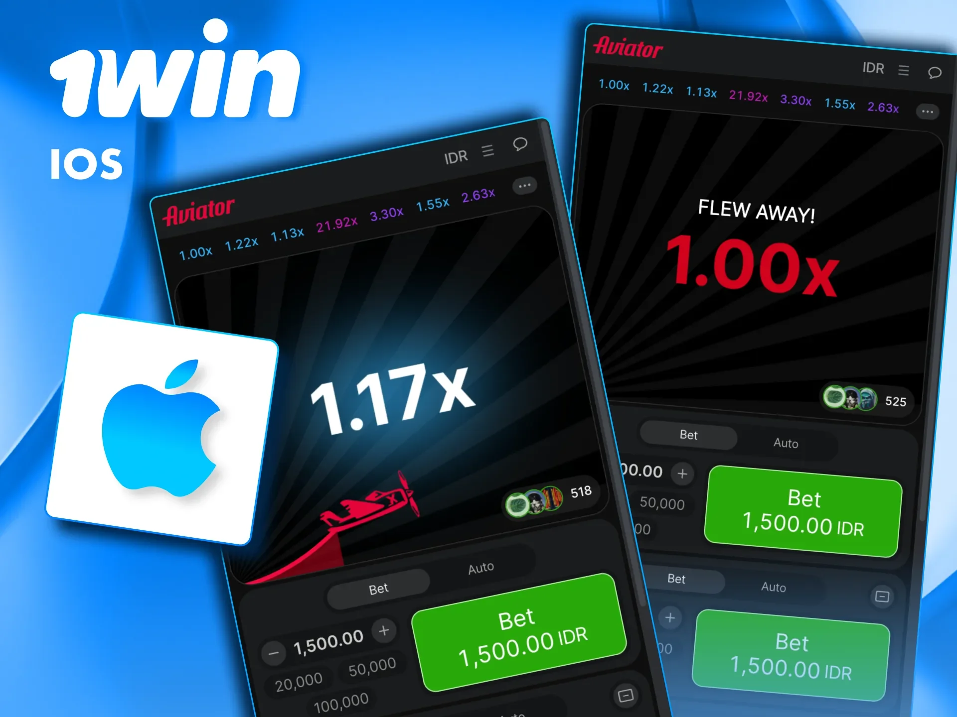 Tambahkan Aviator di 1win ke layar utama iPhone dengan satu klik.