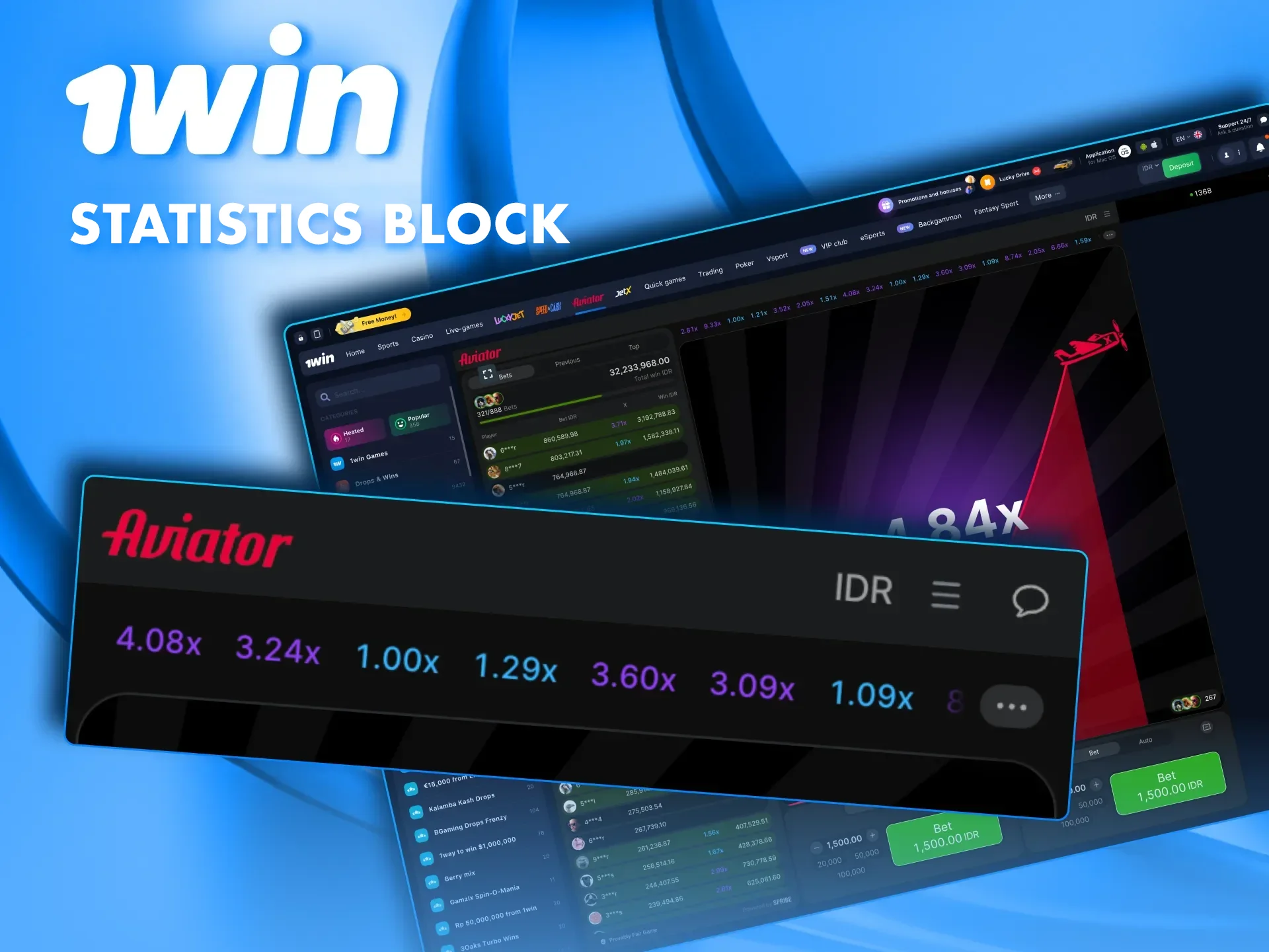 Analyse the coefficients in Statistics Block Aviator 1win for the best strategy.