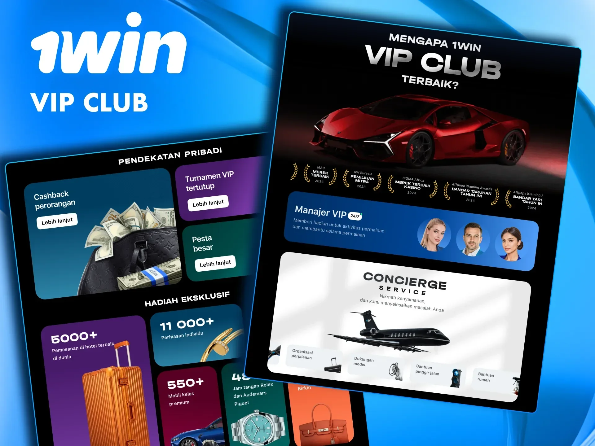 Join 1win VIP club to get additional bonuses and rewards.