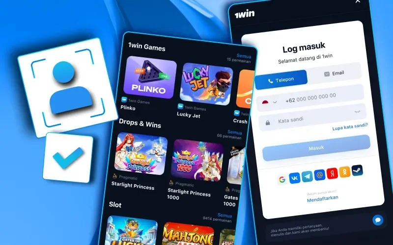 Make sure the data entered when logging into the 1win website is correct.