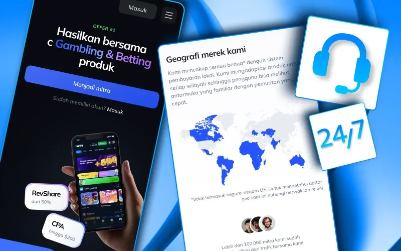 Manajer 1win membantu mitra meningkatkan konversi dan pendapatan.