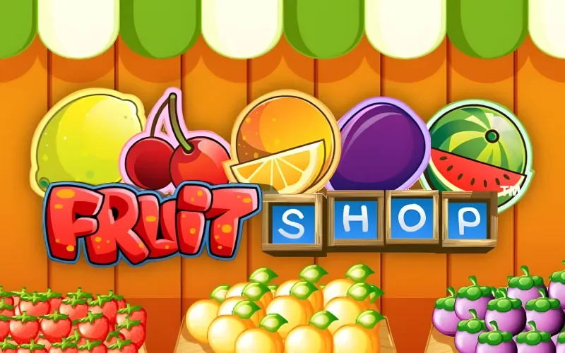 Fruit Shop di 1win menghadirkan grafis cerah dan fitur free spins.