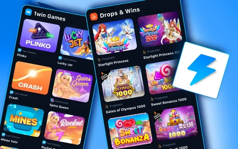 Enjoy the best slots from 1win casino.