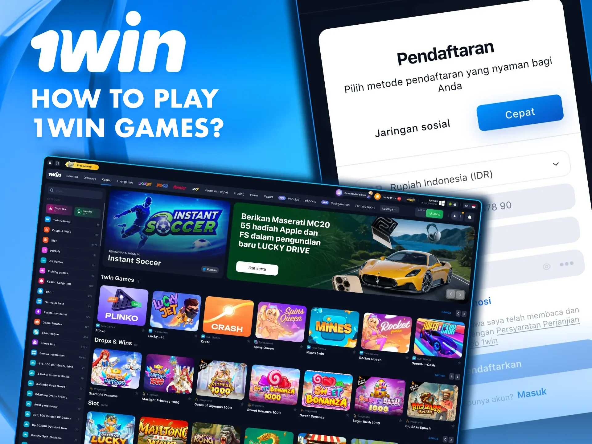 Place your bets on the best site 1win.