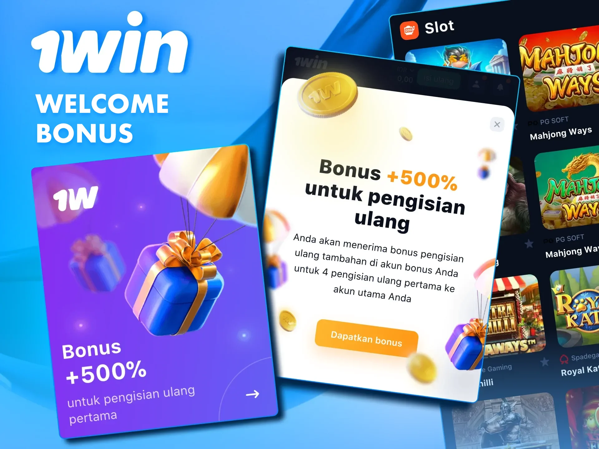 Bonus from 1win is a great opportunity to test your luck in games and betting.