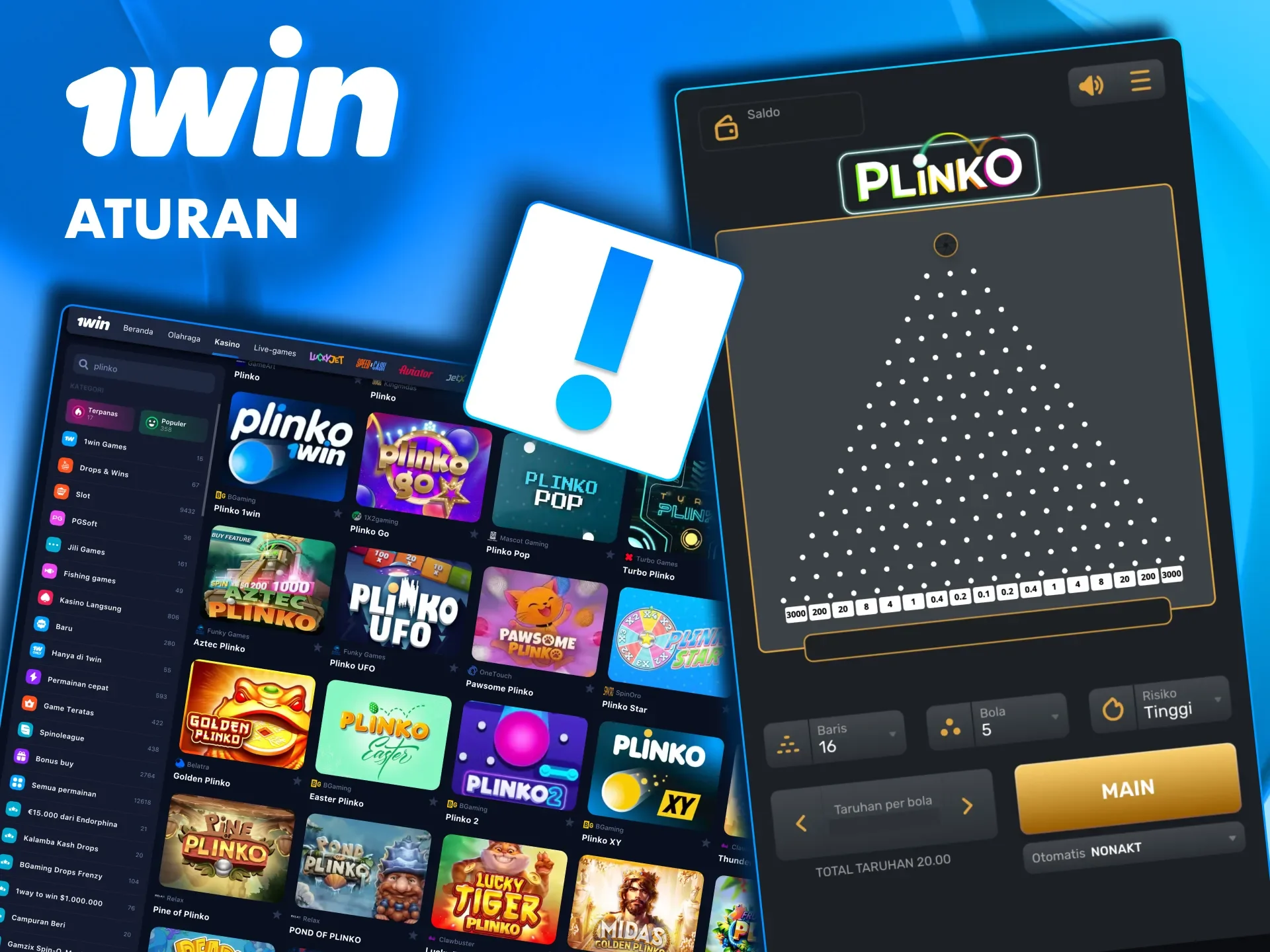 Putar bola Plinko di 1win dan raih kemenangan spektakuler.