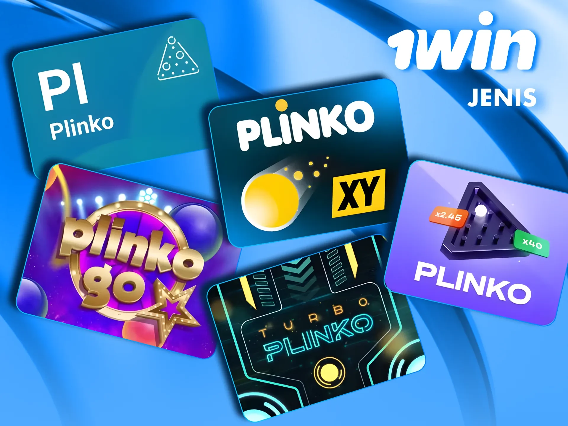 Plinko di 1win menghadirkan versi klasik, Spribe, Turo, Goal, dan XY.