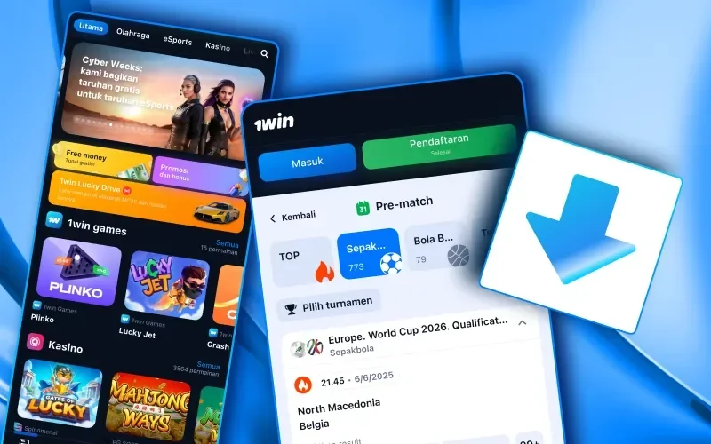 Download the 1win app in a few moments.