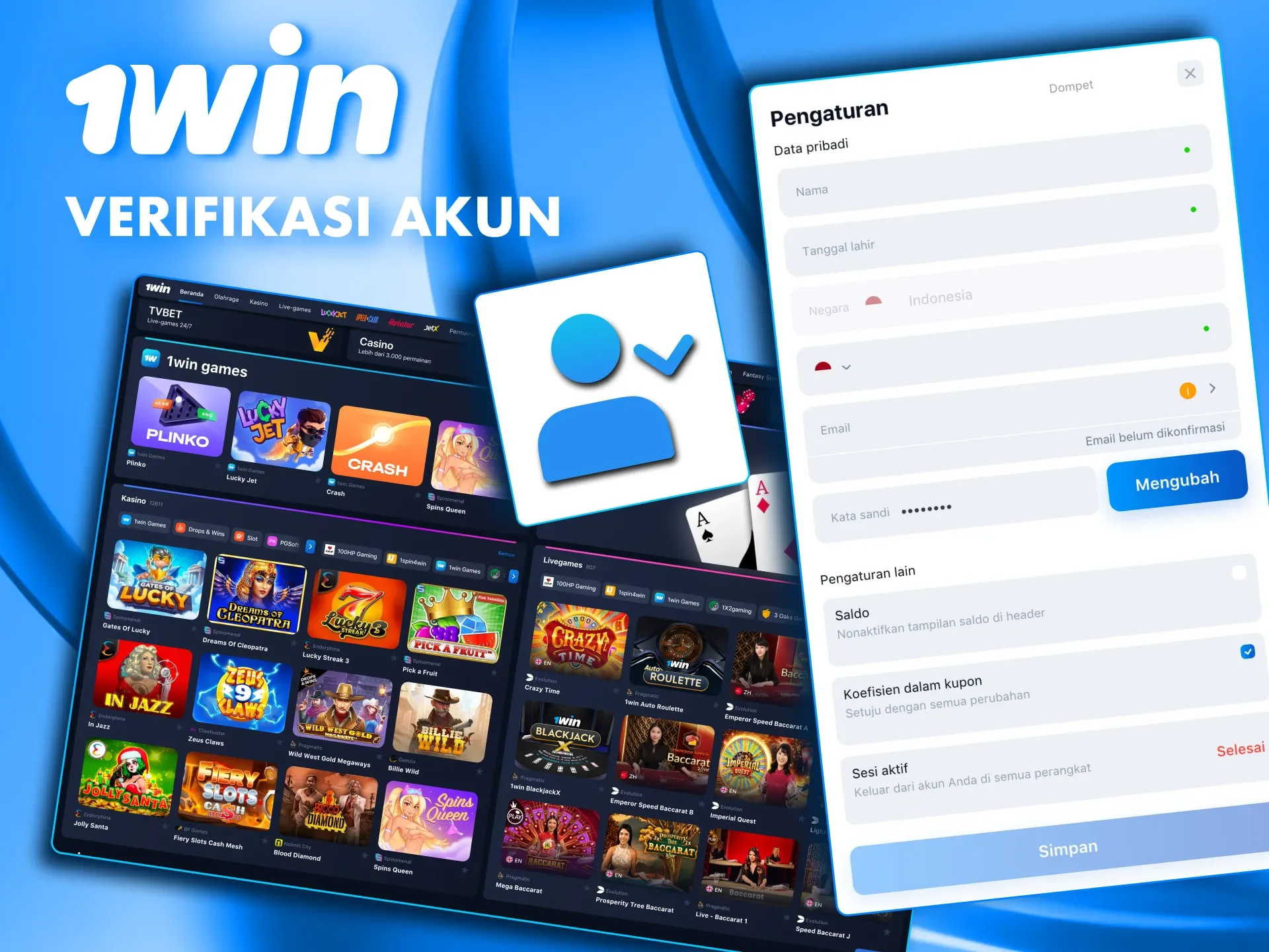 Verifikasi identitas Anda di kasino 1win untuk membuka fitur baru dan pembayaran.