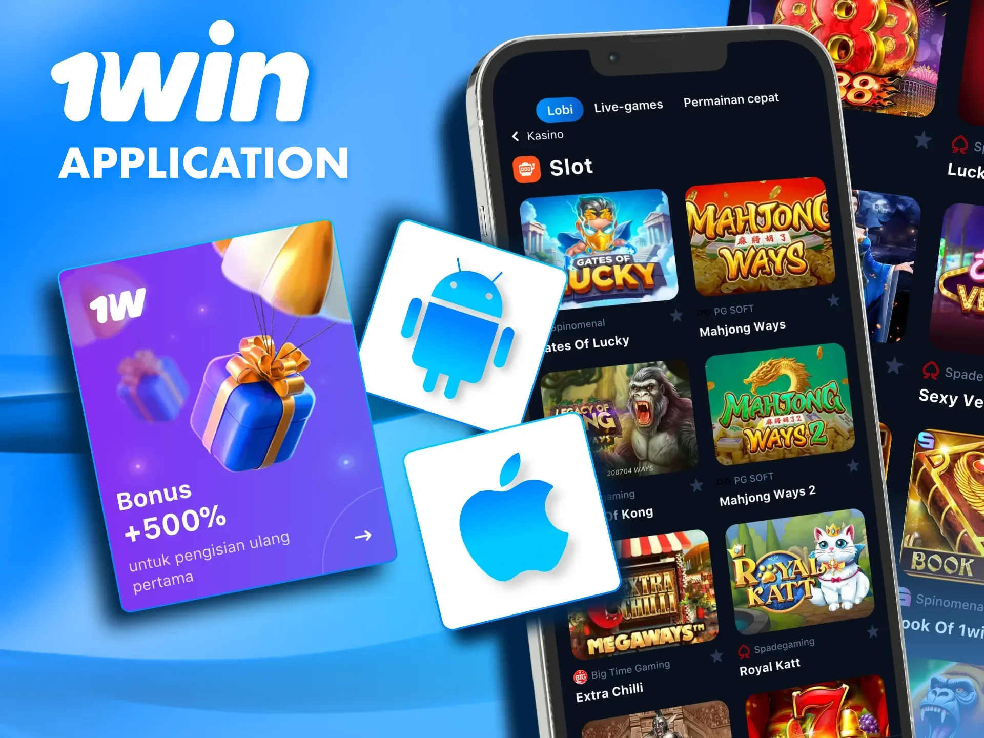 Install the 1win app and get 200 coins for a more exciting gaming experience.