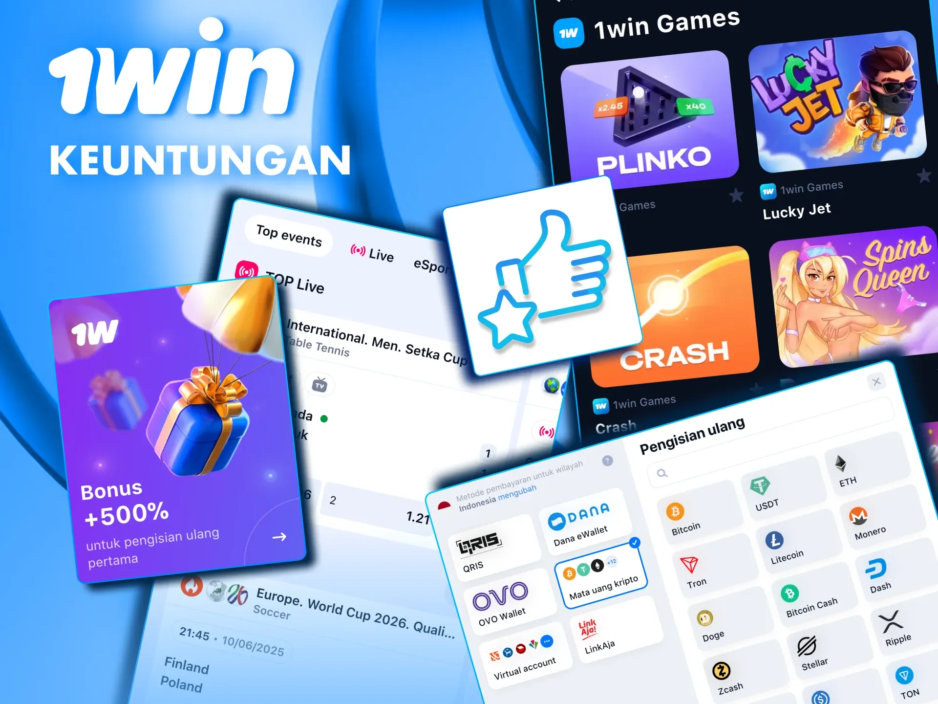 Nikmati taruhan aman nyaman di 1win dengan fitur terbaik.