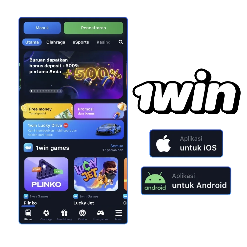 Cobalah aplikasi 1win yang cepat dan unik.