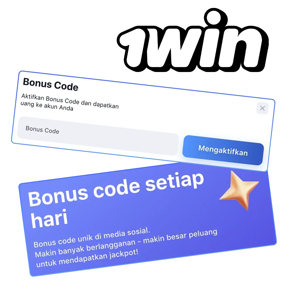 Dapatkan hadiah besar dari 1win dengan kode bonus.