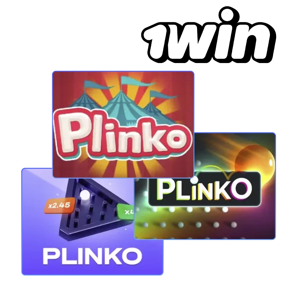 Uji keberuntungan Anda dalam permainan Plinko dari 1win Casino.