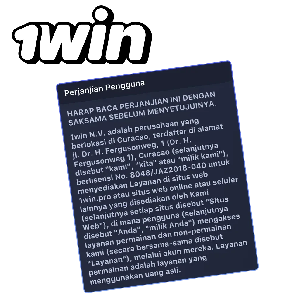 Read carefully the main rules of the 1win gambling site.