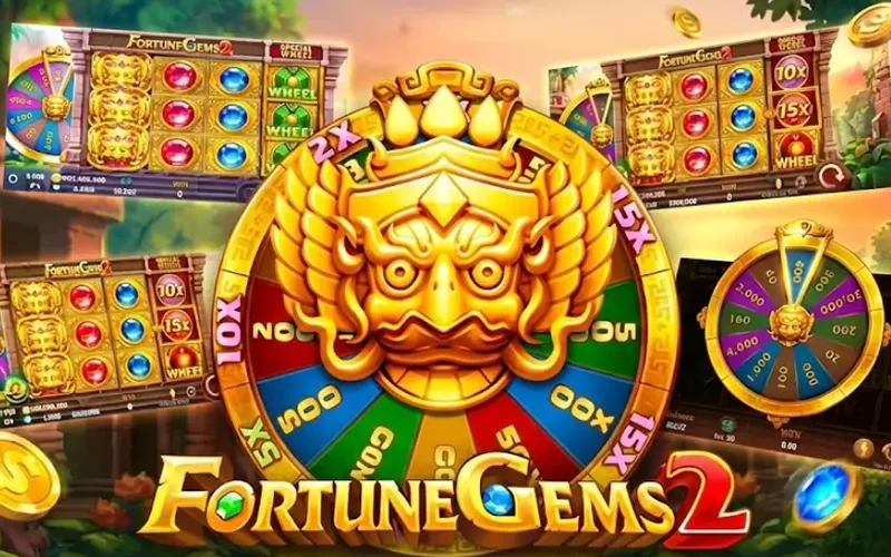 Tunjukkan insting Anda dan dapatkan putaran bonus di permainan Fortune Gems 2 dari 1win Casino.