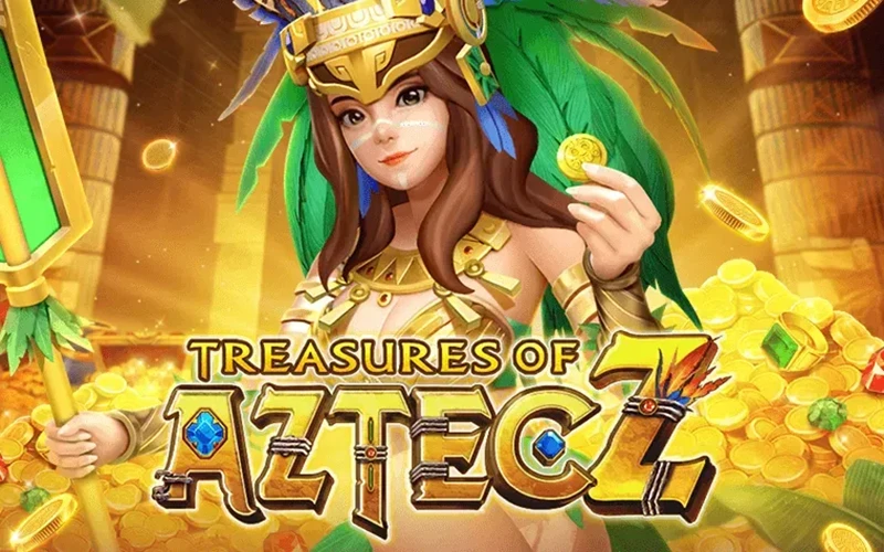 Buka tab kasino di situs web 1win dan coba permainan Treasure of Aztec dalam mode demo.